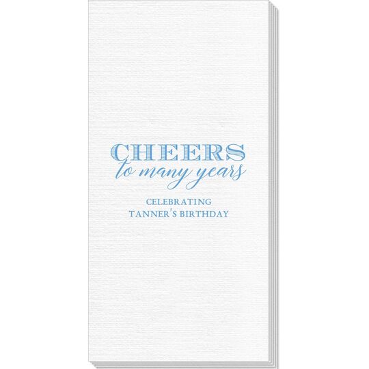 Cheers To Many Years Deville Guest Towels